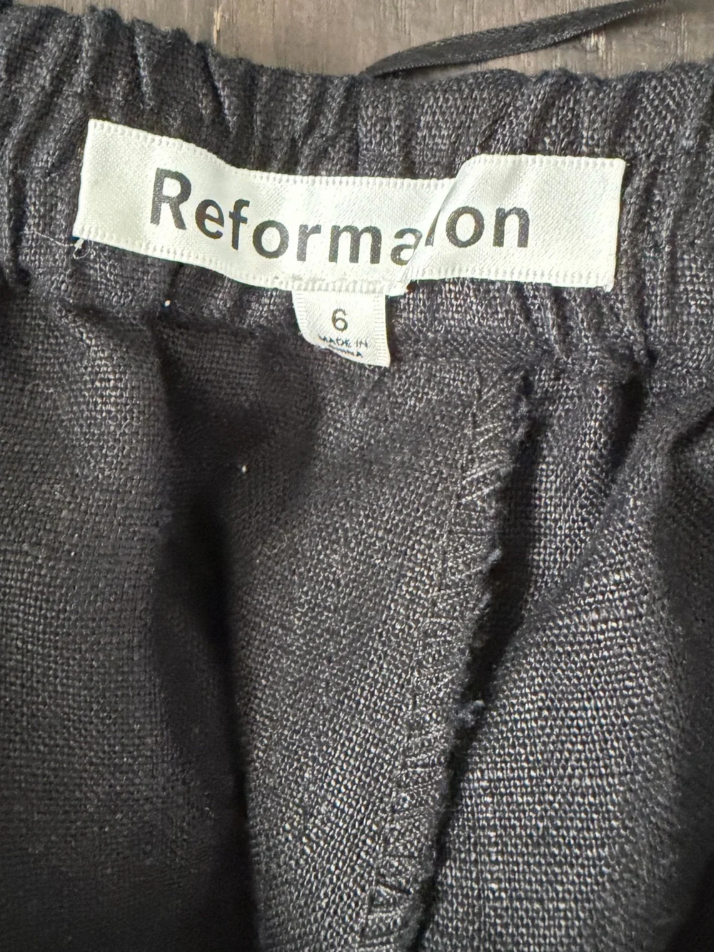 Reformation violet linen
